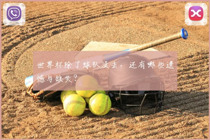 世界杯除了球队没去,还有哪些遗憾与缺失?