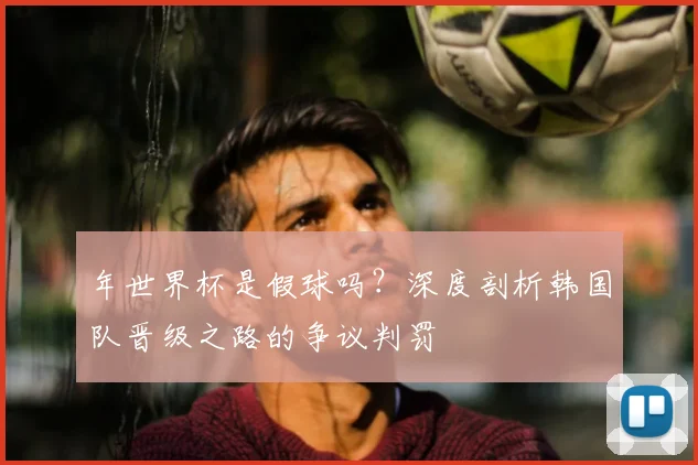 年世界杯是假球吗?深度剖析韩国队晋级之路的争议判罚