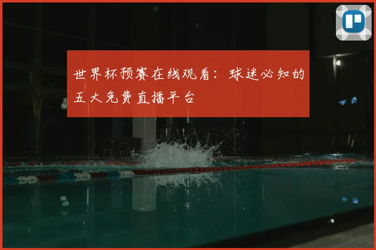 世界杯预赛在线观看:球迷必知的五大免费直播平台